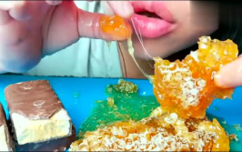美国小姐姐吃蜂蜜糕,蜂蜜糕的味蕾之旅